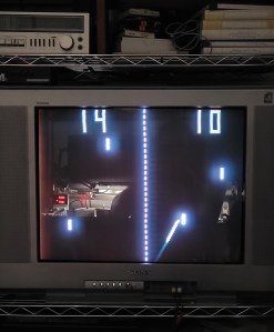 Ah, the ambient glow of a well tuned Pong clone